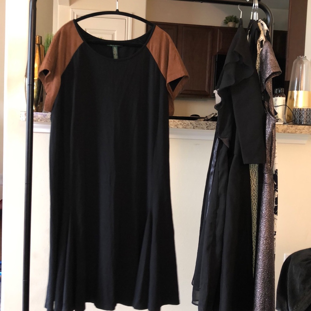 Lauren Ralph Lauren with Faux Suede Sleeves